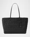 Kate Spade Tilly Large Quilted Fabric Tote Bag In Black