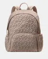 Kate Spade Tilly Medium Quilted Backpack In Gray