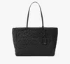 Kate Spade Tilly Quilted Large Tote In Black