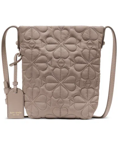 Kate Spade Tilly Quilted Mini Crossbody In Brown
