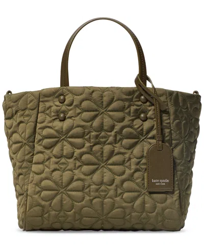 Kate Spade Tilly Small Quilted Crossbody Tote Bag In Gray