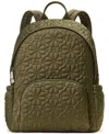 Kate Spade Tilly Small Quilted Fabric Backpack In Green