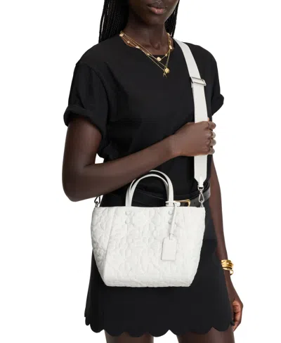 Kate Spade Tilly Small Quilted Tote Bag In White Dove
