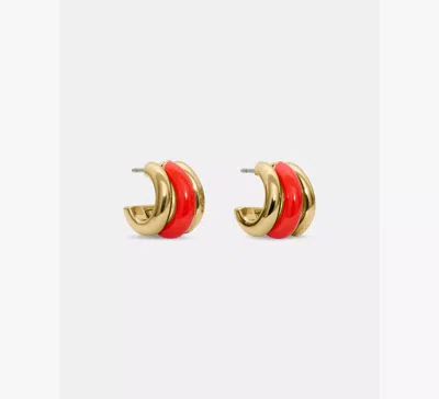 Kate Spade New York Tiny Twinkles Trio Huggie Hoop Earrings In Gold