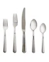 Kate Spade Larabee Dot 5pc Flatware Set With $8 Credit In Silver