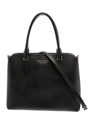 Pre-owned Kate Spade Top Handle Bag In Black
