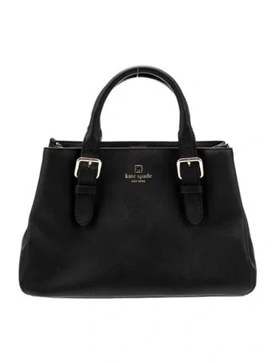Pre-owned Kate Spade Top Handle Bag In Black