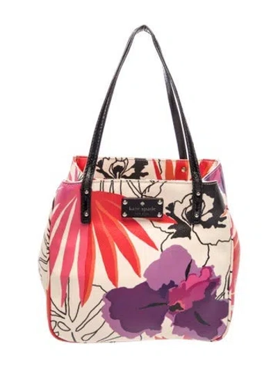 Pre-owned Kate Spade Top Handle Bag In Multi