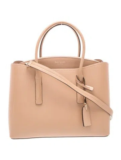 Pre-owned Kate Spade Top Handle Bag In Neutral