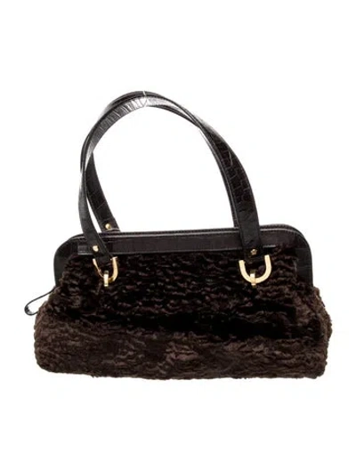 Pre-owned Kate Spade Top Handle Bag W/ Tags In Brown