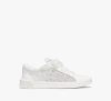 Kate Spade Tori Crystal Embellished Sneakers In True White