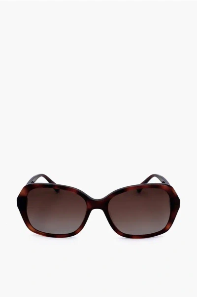 Kate Spade Tortoiseshell Sunglasses With Rectangular Design