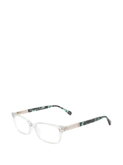 Kate Spade 톨토이즈셸 이펙트 직사각 프레임 안경 In Gray