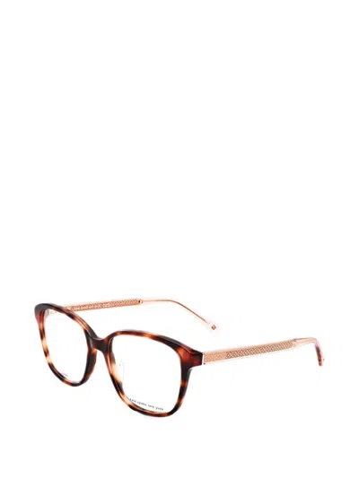 Kate Spade 톨토이즈셸 이펙트 스퀘어 프레임 안경 In Multi