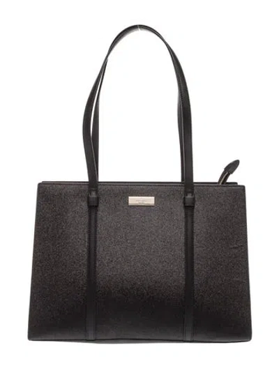 Pre-owned Kate Spade Tote In Black