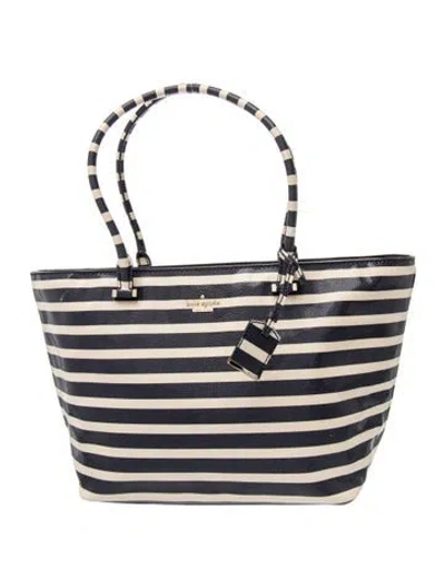 Pre-owned Kate Spade Tote In Blue