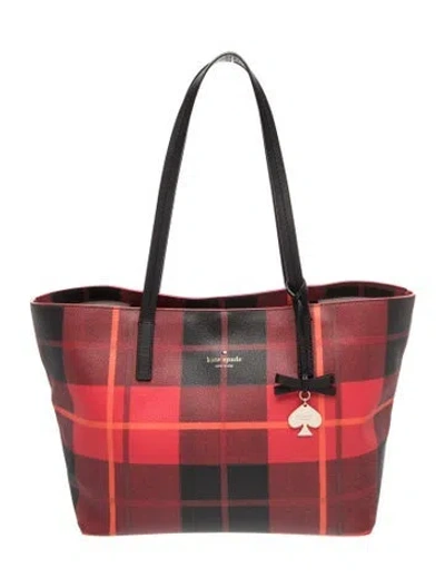 Pre-owned Kate Spade Tote In Red