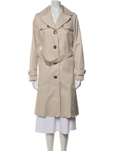 Pre-owned Kate Spade Trench Coat In Neutrals