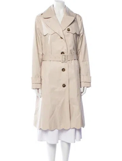 Pre-owned Kate Spade Trench Coat In Neutrals