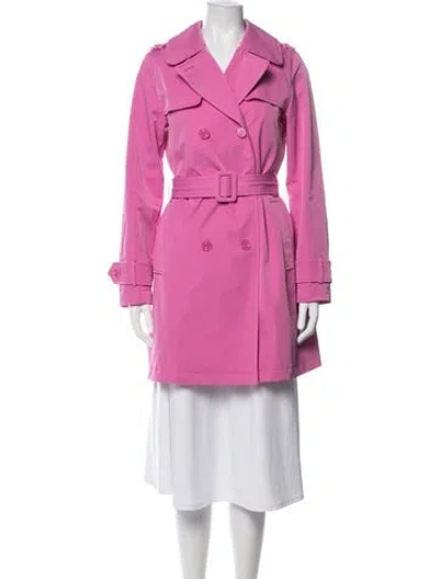 Pre-owned Kate Spade Trench Coat In Pink