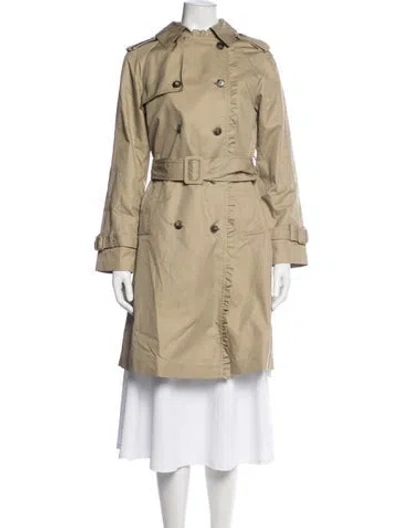 Pre-owned Kate Spade Trench Coat W/ Tags In Brown