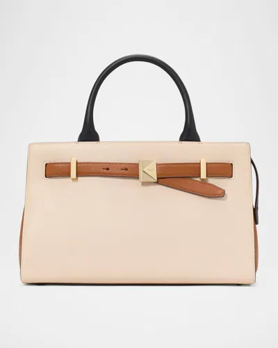 Kate Spade Tribeca Colorblock Pebbled Leather Crossbody Bag In Milk Glass Multi