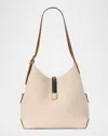 Kate Spade Tribeca Colorblock Pebbled Leather Shoulder Bag In Milk Glass Multi