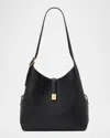 Kate Spade Tribeca Pebbled Leather Shoulder Bag In Black