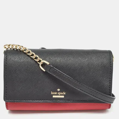 Pre-owned Kate Spade Tricolor Leather Cameron Street Clutch Bag In Multicolor