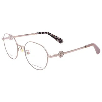 Kate Spade Trinityfau249 Eyeglasses In Rose Gold