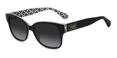 Kate Spade Trulee 2/g/s Vestibilità Orientale Polarized 807/wj Occhiali Da Sole Neri Per Donna In Black