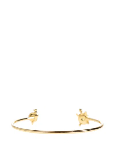 Kate Spade Turtle Snail Bracelet In White