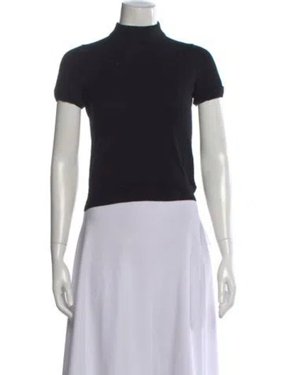 Pre-owned Kate Spade Turtleneck Sweater In Black