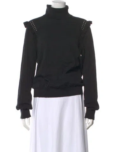 Pre-owned Kate Spade Turtleneck Sweater In Black