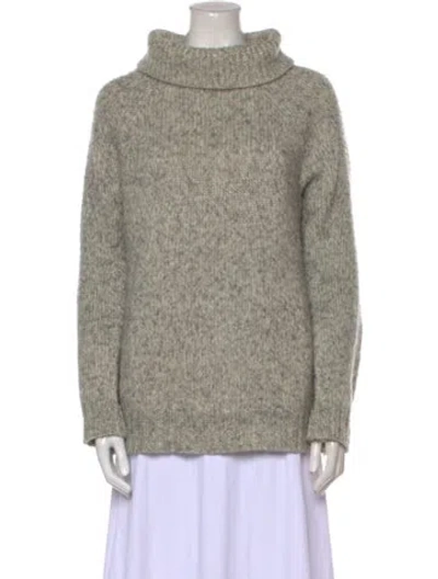 Pre-owned Kate Spade Turtleneck Sweater In Gray