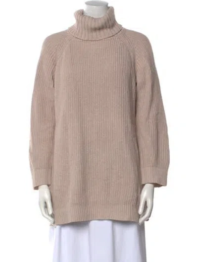 Pre-owned Kate Spade Turtleneck Sweater In Neutral