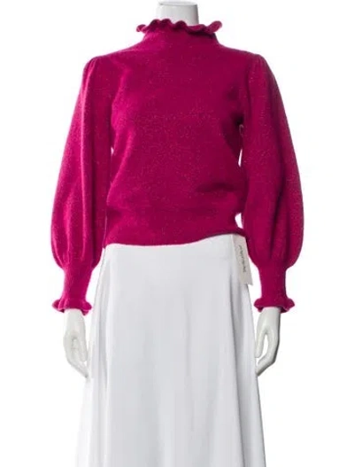 Pre-owned Kate Spade Turtleneck Sweater In Pink