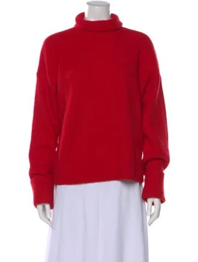 Pre-owned Kate Spade Turtleneck Sweater In Red