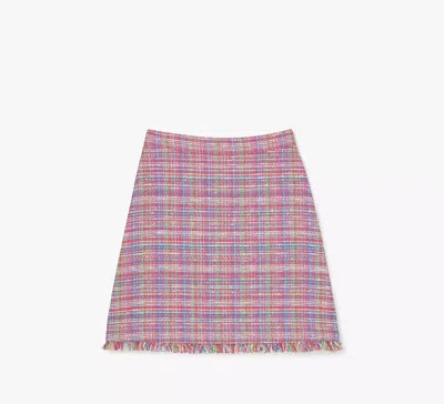 Kate Spade Tweed Mini Skirt In Multi
