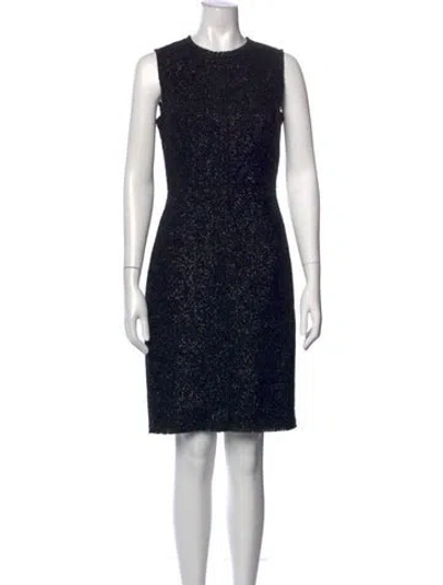 Pre-owned Kate Spade Tweed Pattern Knee-length Dress In Multi