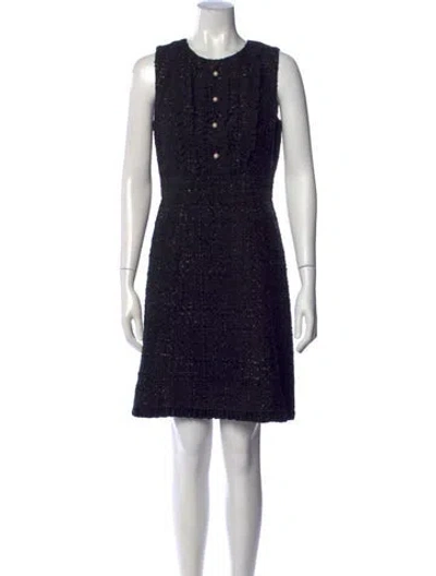Pre-owned Kate Spade Tweed Pattern Mini Dress W/ Tags In Multi