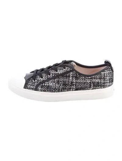 Pre-owned Kate Spade Tweed Sneakers In Multi