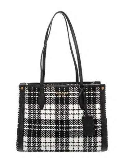 Pre-owned Kate Spade Tweed Tote In Multi