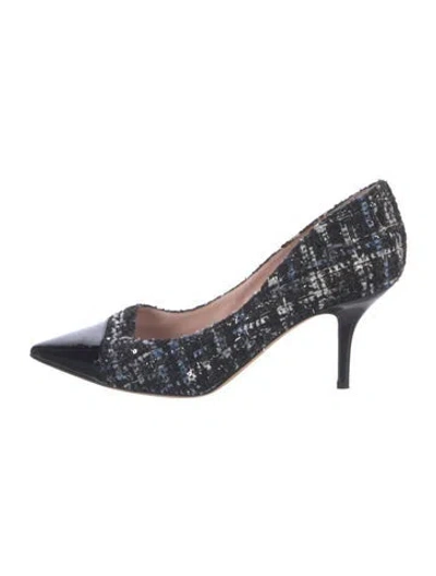 Pre-owned Kate Spade Tweed Tweed Pattern Pumps In Multi