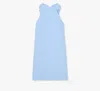 Kate Spade Twill Shift Dress In Blue