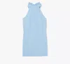 Kate Spade Twill Shift Dress In Astral Blue