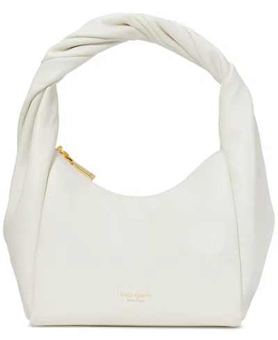 Kate Spade Twirl Leather Top Handle Bag In Light Crea