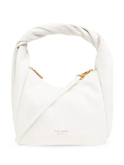 Kate Spade Twirl Top Handle Mini Bag In Weiss