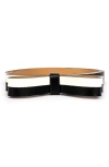 KATE SPADE TWO-TONE BOW BELT