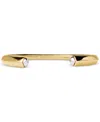 Kate Spade New York Sculptured Spade Cuff Bangle Bracelet In Gold
